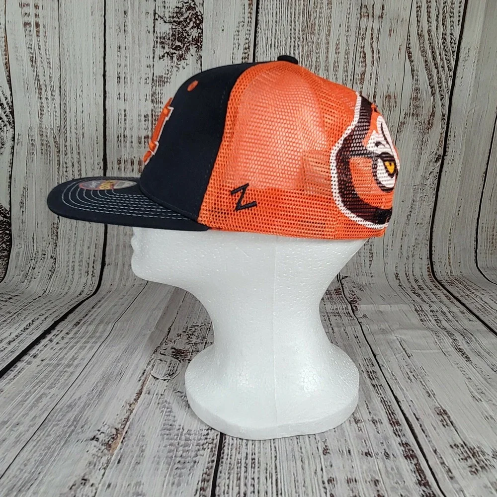 Auburn Ncaa‎ Kids Zephyr Blue Orange Adjustable Mesh Snapback Cap Hat